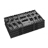 Bac pliable noir 600x400x208 mm 42 L Multiroir
