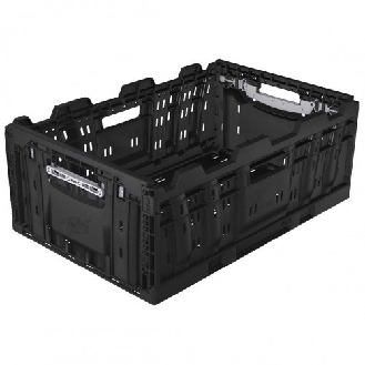 Bac pliable noir 600x400x208 mm 42 L Multiroir-Lire la description