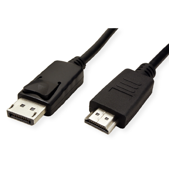 ROLINE GREEN DisplayPort Kabel DP - HDTV, ST/ST, schwarz, 2 m-Beschreibung lesen