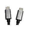 ROLINE Câble de chargement USB2.0 Y - Splitter, Type C vers 2x C, M/M, max. 100W, noir, 1,85 m ROLINE Câble de chargement USB2.0 Y - Splitter, Type C vers 2x C, M/M, max. 100W, noir, 1,85 m