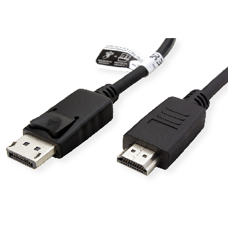 ROLINE RM DisplayPort Kabel DP - HDTV, ST/ST, schwarz, 2 m-Beschreibung lesen