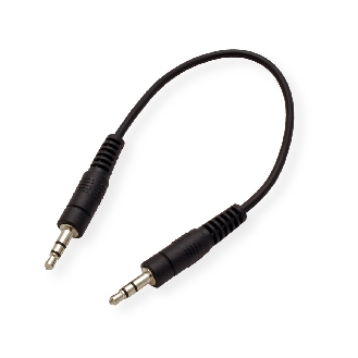 ROLINE 3,5mm Verbindungskabel ST / ST, 0,2 m-Beschreibung lesen