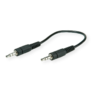 ROLINE 3,5mm Verbindungskabel ST / ST, 0,2 m-Beschreibung lesen