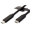 ROLINE USB 3.2 Gen 2x2 Kabel, Emark, C-C, ST/ST, 20Gbit/s, 100W, schwarz, 1 m