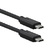 ROLINE USB 3.2 Gen 2x2 Kabel, Emark, C-C, ST/ST, 20Gbit/s, 100W, schwarz, 1 m
