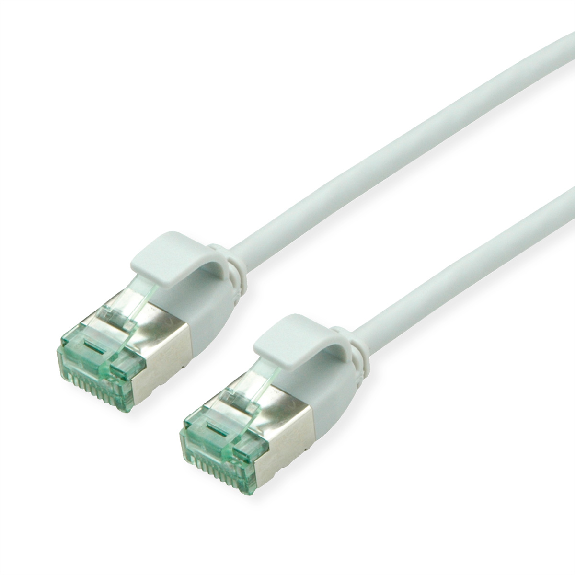 ROLINE RM Cordon DataCenter U/FTP Cat.6A (Classe EA), slim, gris, 0,5 m-Leggi tutto