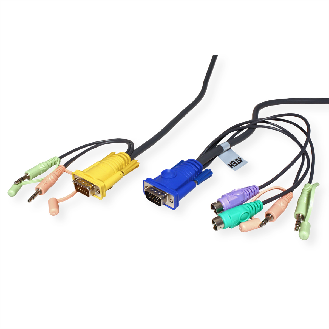 ATEN 2L-5305P KVM Kabel VGA, PS/2 und Audio, schwarz, 5 m-Beschreibung lesen