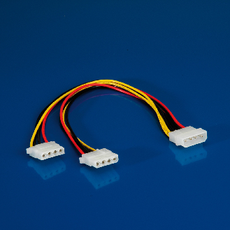 ROLINE Y-Kabel 4 pol. HDD / 2x 4 pol. HDD, 0,3 m-Beschreibung lesen