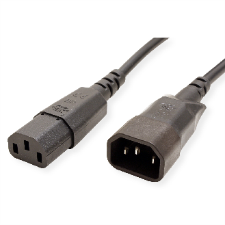BACHMANN Kaltgeräte Kabel C13-C14, schwarz, 1 m-Beschreibung lesen