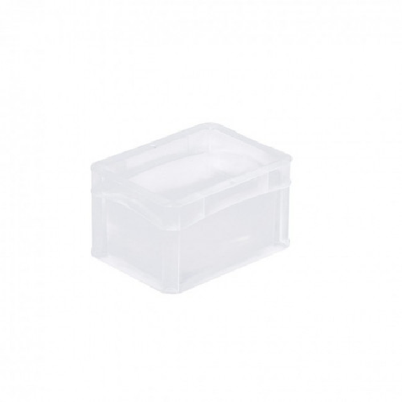 Bac plein euro-line 200x150x120 mm - Translucide - Multiroir-Lire la description