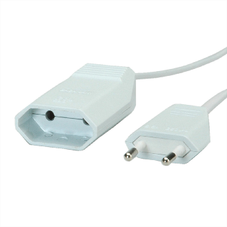 BACHMANN Euro-Verlängerung 230V/2,5A, weiß, 5 m-Beschreibung lesen