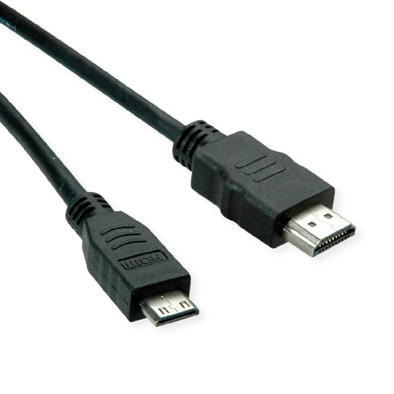 ROLINE GREEN HDMI High Speed Kabel mit Ethernet, HDMI ST - Mini HDMI ST, 2 m-Beschreibung lesen