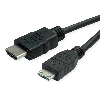 ROLINE GREEN HDMI High Speed Kabel mit Ethernet, HDMI ST - Mini HDMI ST, 2 m