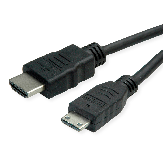 ROLINE GREEN HDMI High Speed Kabel mit Ethernet, HDMI ST - Mini HDMI ST, 2 m-Beschreibung lesen