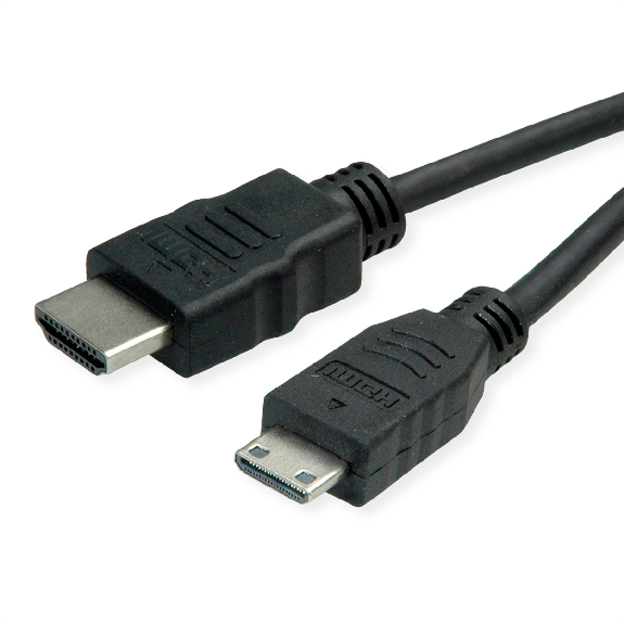 ROLINE GREEN HDMI High Speed Kabel mit Ethernet, HDMI ST - Mini HDMI ST, 2 m-Beschreibung lesen