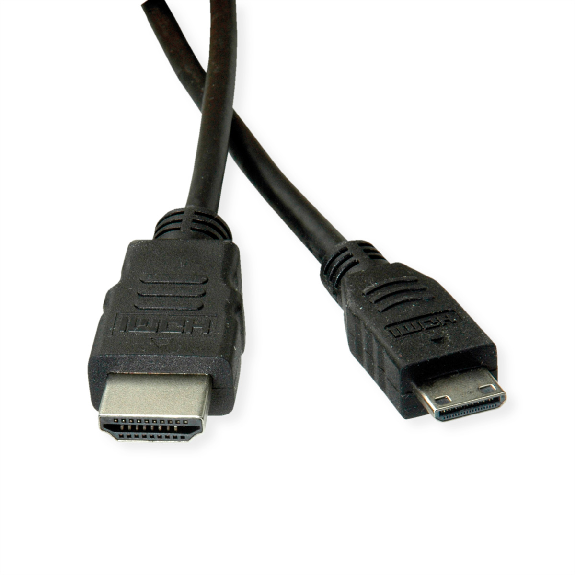 ROLINE GREEN HDMI High Speed Kabel mit Ethernet, HDMI ST - Mini HDMI ST, 2 m-Beschreibung lesen