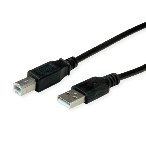 ROLINE RM Câble USB 2.0, type A-B, noir, 0,8 m-Leer más