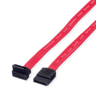 ROLINE Internes HDD-Kabel SATA 3.0 Gbit/s, gewinkelt, 0,5 m-Beschreibung lesen
