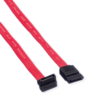 ROLINE Internes HDD-Kabel SATA 3.0 Gbit/s, gewinkelt, 0,5 m-Beschreibung lesen