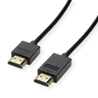 ROLINE 4K HDMI Ultra HD Kabel mit Ethernet, aktiv, ST/ST, schwarz, 2 m-Beschreibung lesen