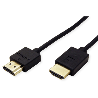 ROLINE 4K HDMI Ultra HD Kabel mit Ethernet, aktiv, ST/ST, schwarz, 2 m-Beschreibung lesen