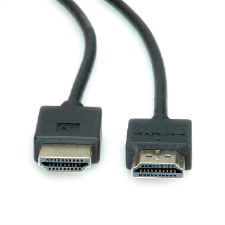 ROLINE 4K HDMI Ultra HD Kabel mit Ethernet, aktiv, ST/ST, schwarz, 2 m-Beschreibung lesen