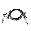 ATEN 2L-7D02UH Câble KVM HDMI, USB et Audio, noir, 1,8 m