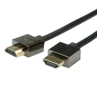 ROLINE Câble Notebook HDMI High Speed avec Ethernet, noir, 1 m-Lire la description