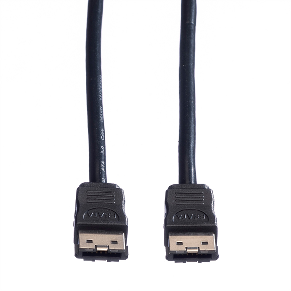 ROLINE Câble externe pour disques durs eSATA 6.0 Gbit/s, 0,5 m ROLINE Câble externe pour disques durs eSATA 6.0 Gbit/s, 0,5 m-Lire la description