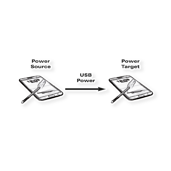 ROLINE USB 2.0 Ladekabel, Micro B - Micro B, ST/ST, schwarz, 0,3 m-Beschreibung lesen