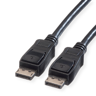 VALUE DisplayPort Kabel, DP ST - ST, schwarz, 10 m-Beschreibung lesen