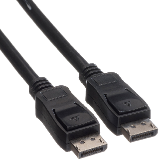 VALUE DisplayPort Kabel, DP ST - ST, schwarz, 10 m-Beschreibung lesen
