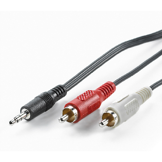 VALUE 3,5mm (ST)-zu-Cinch (2x ST) Kabel, 5m-Beschreibung lesen