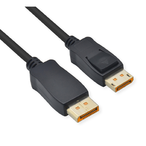 ROLINE Câble DisplayPort v2.1, 10K, DP M - DP M, noir, 2 m-Lire la description