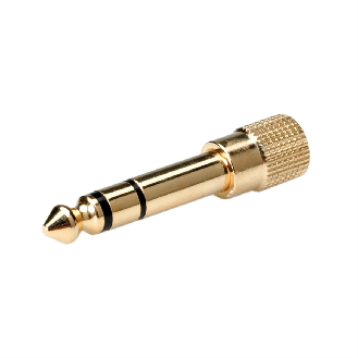 ROLINE GOLD Stereo Adapter 6,35 mm Stecker - 3,5 mm Buchse-Beschreibung lesen