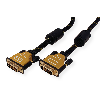ROLINE GOLD Câble pour écran DVI, M-M, (24+1) dual link, 1 m ROLINE GOLD Câble pour écran DVI, M-M, (24+1) dual link, 1 m