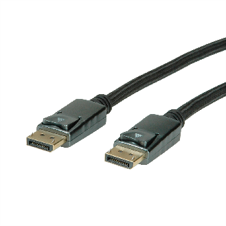 ROLINE DisplayPort Kabel, DP-DP, v1.2, ST - ST, schwarz-metallic, 2 m-Beschreibung lesen