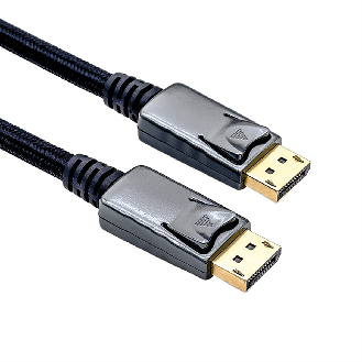ROLINE DisplayPort Kabel, DP-DP, v1.2, ST - ST, schwarz-metallic, 2 m-Beschreibung lesen