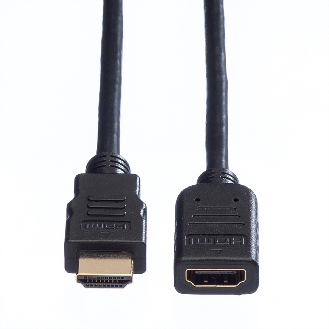 VALUE Câble HDMI High Speed avec Ethernet M/F, 3 m-Lire la description