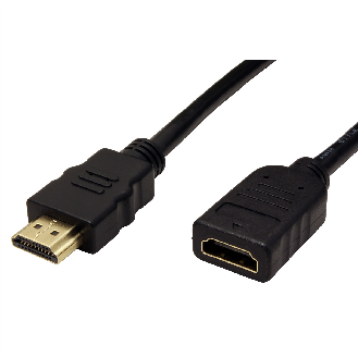 VALUE Câble HDMI High Speed avec Ethernet M/F, 3 m-Lire la description