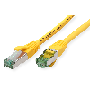 ROLINE RM Patchkabel Kat.6A S/FTP (PiMF), gelb, 20 m