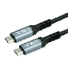 VALUE Câble USB4 Gen2x2, CC, M/M, 240W, noir, 2 m