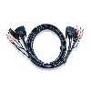 ATEN 2L-7D02UD KVM Kabel DVI-D (Dual Link), USB, Audio, schwarz, 1,8 m ATEN 2L-7D02UD KVM Kabel DVI-D (Dual Link), USB, Audio, schwarz, 1,8 m