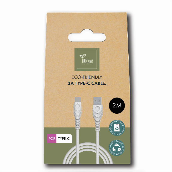 BIOnd BIO-20-TC USB-A to Type-C 3A, 2 m BIOnd BIO-20-TC USB-A to Type-C 3A, 2 m-Beschreibung lesen