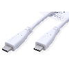 VALUE USB 3.2 Gen 2 Kabel, C-C, ST/ST, 10Gbit/s, Emark, 100W, weiß, 0,5 m VALUE USB 3.2 Gen 2 Kabel, C-C, ST/ST, 10Gbit/s, Emark, 100W, weiß, 0,5 m