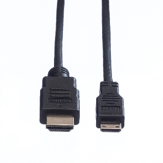 VALUE HDMI High Speed Kabel mit Ethernet, HDMI ST - Mini HDMI ST, 2 m-Beschreibung lesen