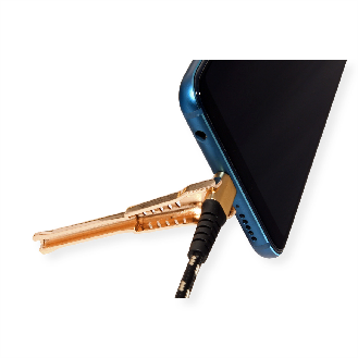 ROLINE GOLD USB 2.0 Sync- & Ladekabel, USB-A/USB-C, Stütze, 1 m-Beschreibung lesen
