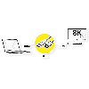 VALUE Câble Ultra HDMI actif optique 8K, 50 m