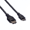 ROLINE Câble HDMI High Speed avec Ethernet, HDMI M - Mini HDMI M, 0,8 m