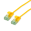 ROLINE RM Cordon Data Center UTP Cat.6A (Classe EA), slim, jaune, 5 m